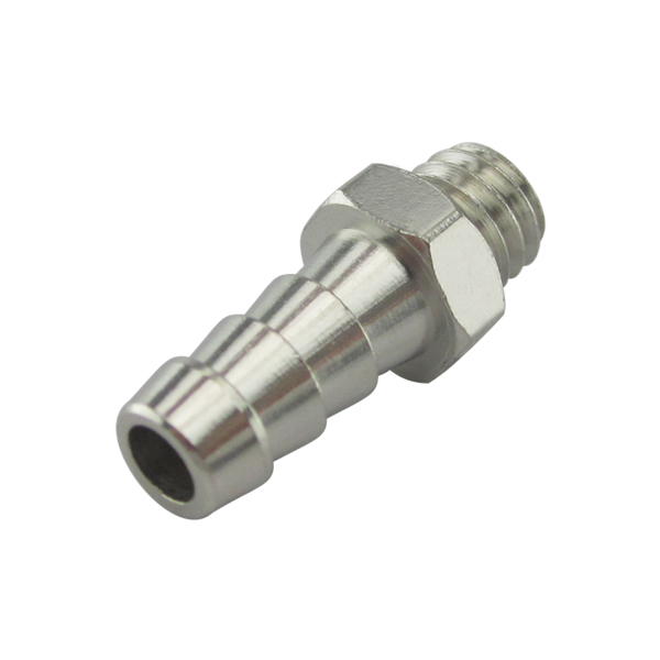BC40-M5 Stainless Steel Barb Connector 1/8-M5 (10pcs)
