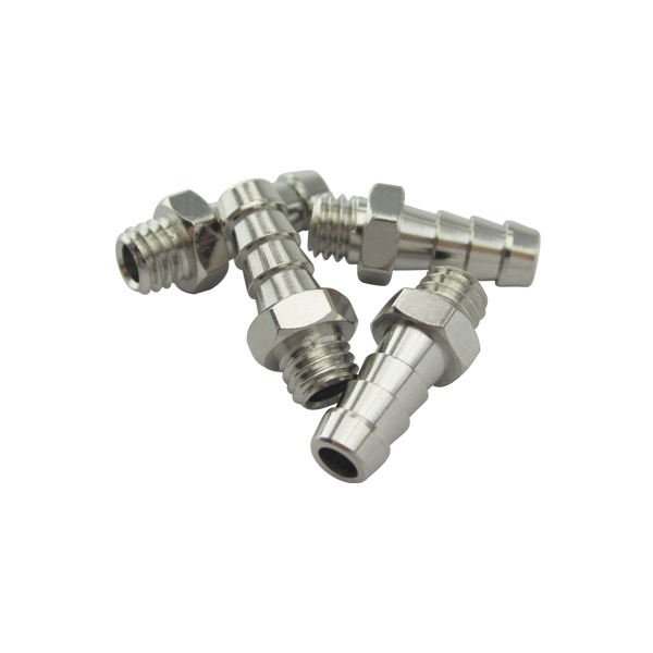 BC40-M5 Stainless Steel Barb Connector 1/8-M5 (10pcs)