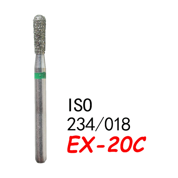 EX-20C FG Diamond Burs(50pcs in a box)