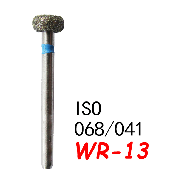 WR-13 Round Wheel & Barrel Diamond Burs -(50pcs in a box)
