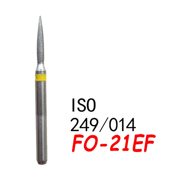 FO-21EF FG Diamond Burs(50pcs in a box)