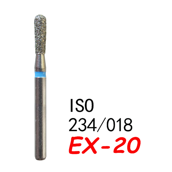 EX-20 FG Diamond Burs(50pcs in a box)