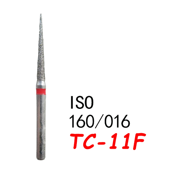 TC-11F Needle Shape Head Diamond Burs-(50 pcs in a box )