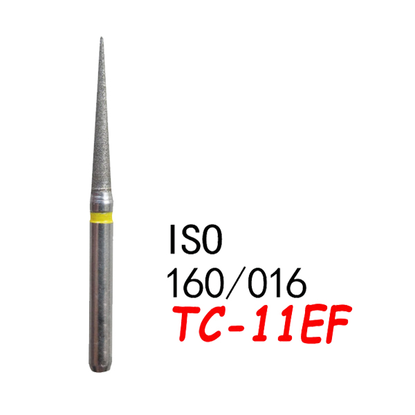 TC-11EF Needle Shape Head Diamond Burs-(50 pcs in a box )