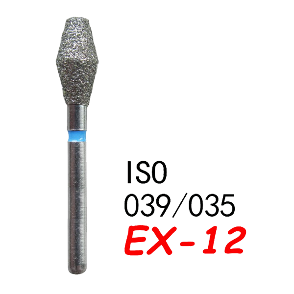 EX-12 FG Diamond Burs(50pcs in a box)