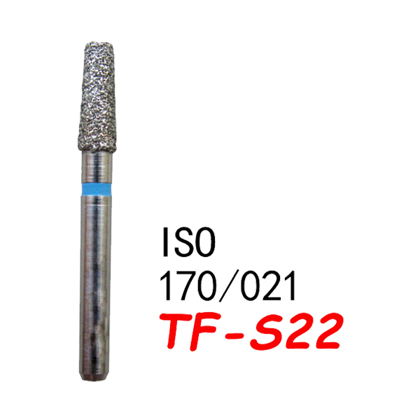 TF-S22  Flat End Taper Dental Diamond Bur-(50pcs in a box)