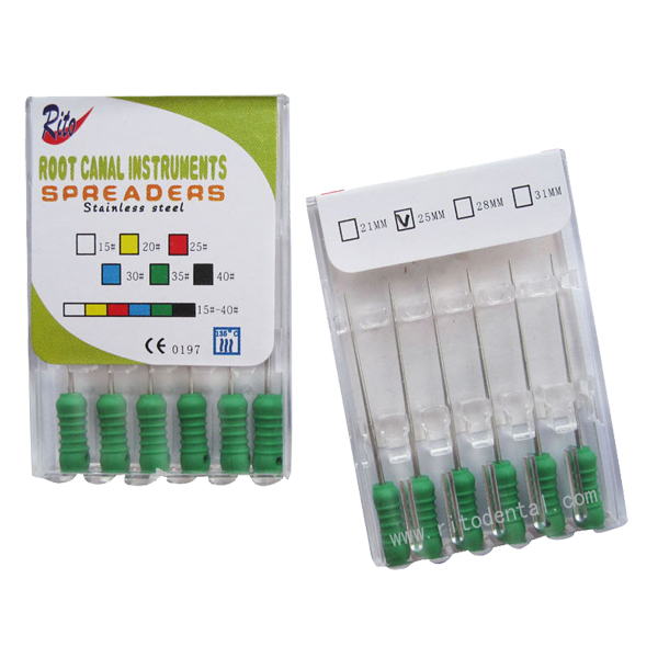 SSS-21 Stailess Steel Spreaders/Stainless Steel Files/Hand Use Dental File L 21mm(10 boxes)