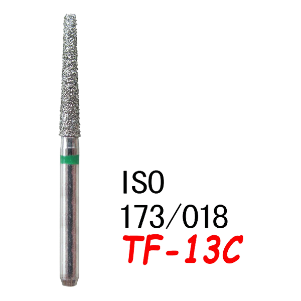 TF-13C Flat End Taper Dental Diamond Bur-（50 pcs in a box）