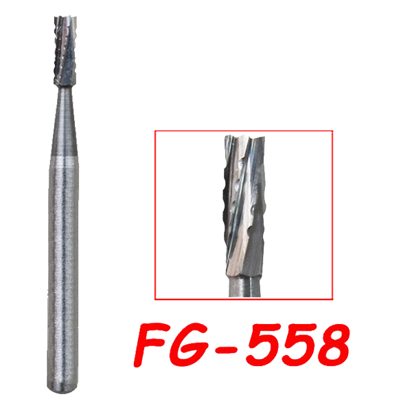 558#  FG Carbide Burs-3pcs in a box