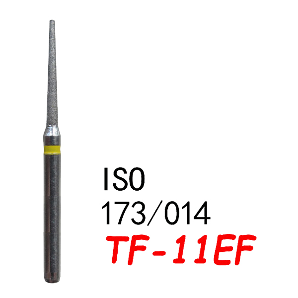 TF-11EF Flat End Taper Dental Diamond Bur（50 pcs in a box ）
