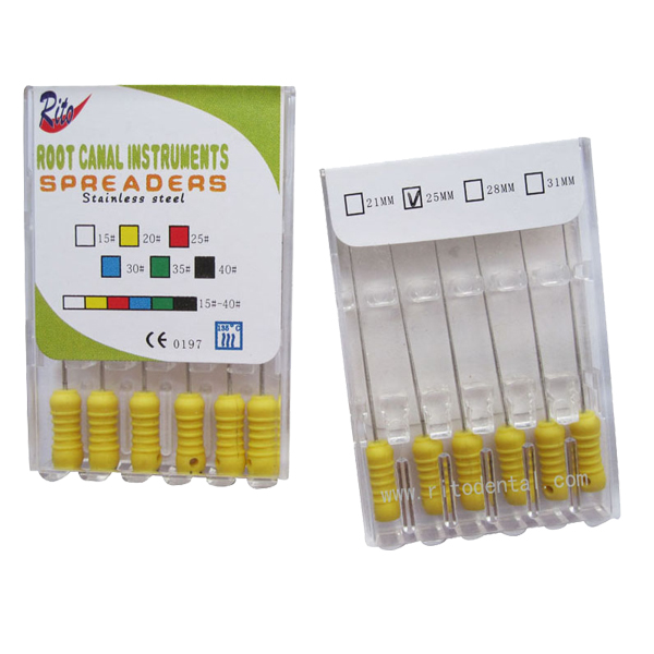 SSS-28 Stailess Steel Spreaders/Stainless Steel Files/Hand Use Dental File L 28mm(10 boxes)