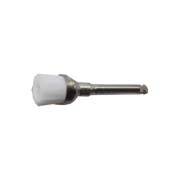 RT-342W Cup Type White Nylon Prophy Brushes - 30 Pieces