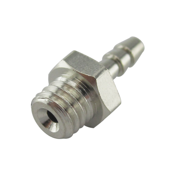 BC25-M5 Stainless Steel Barb Connector 1/16-M5 (10pcs)