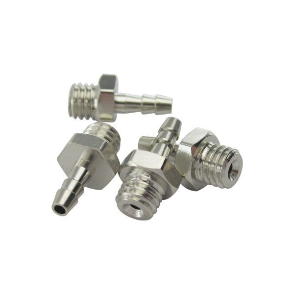 BC25-M5 Stainless Steel Barb Connector 1/16-M5 (10pcs)