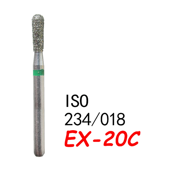 EX-20C FG Diamond Burs(50pcs in a box)