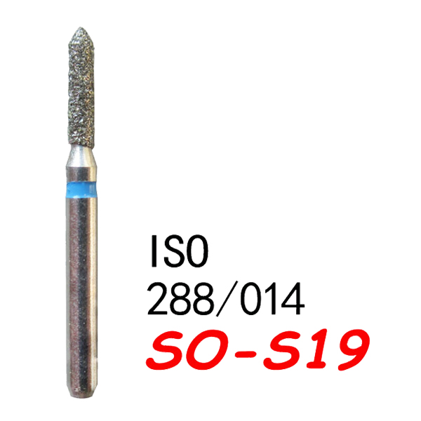 SO-S19 FG Diamond Burs(50pcs in a box)