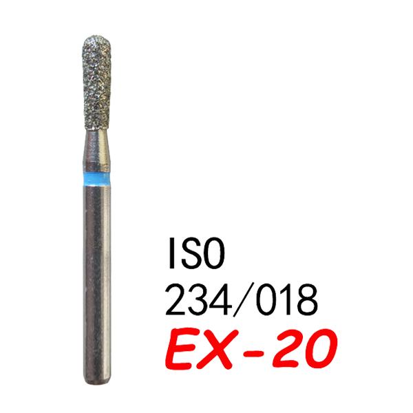 EX-20 FG Diamond Burs(50pcs in a box)