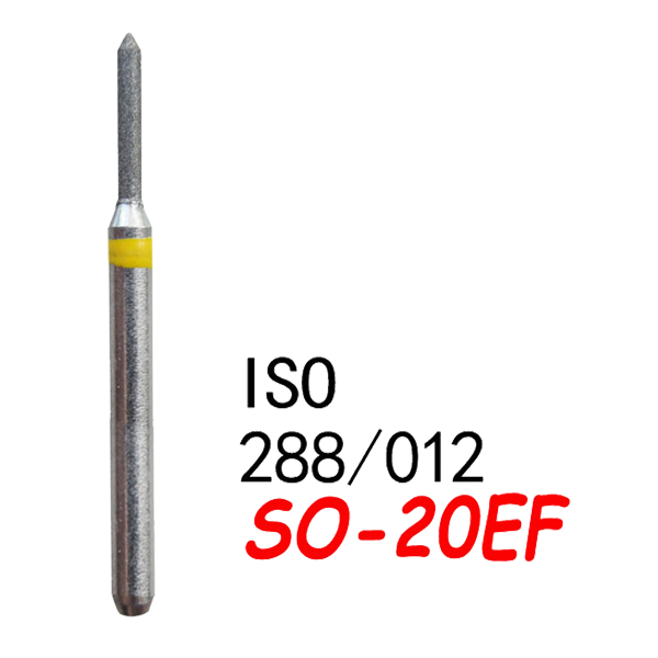 SO-20EF FG Diamond Burs(50pcs in a box)