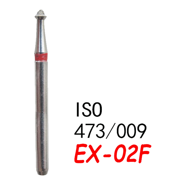 EX-02F FG Diamond Burs(50pcs in a box)