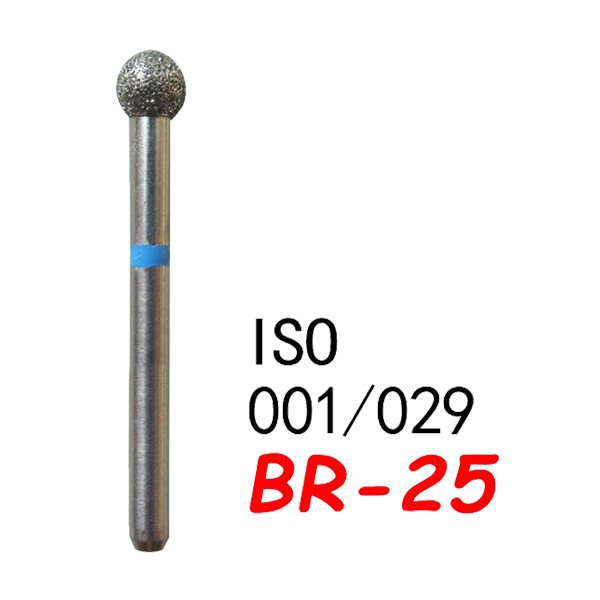 BR-25 FG Diamond Burs(50pcs in a box)