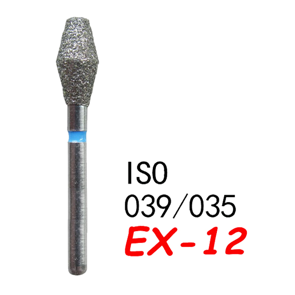 EX-12 FG Diamond Burs(50pcs in a box)