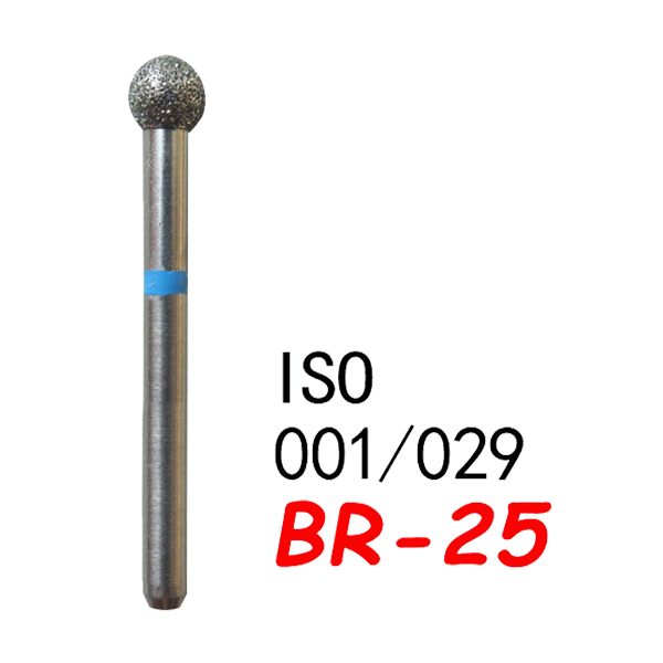 BR-25 FG Diamond Burs(50pcs in a box)