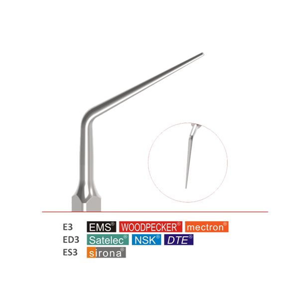 E3-ED3-ES3 Endodontic Tips For Scaler(5pcs in a pack)