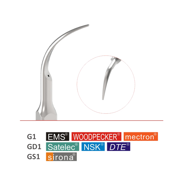 G1-GD1-GS1 Scaling Tips For Supragingival (5pcs in the pack )