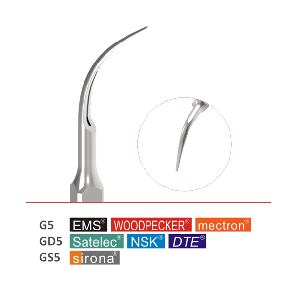 G5-GD5-GS5 Scaling Tips For Supragingival (5pcs in the pack )