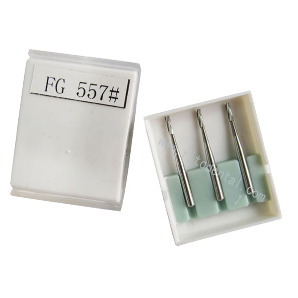 557#  FG Carbide Burs-3pcs in a box