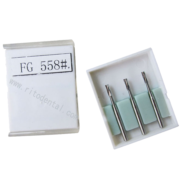 558#  FG Carbide Burs-3pcs in a box