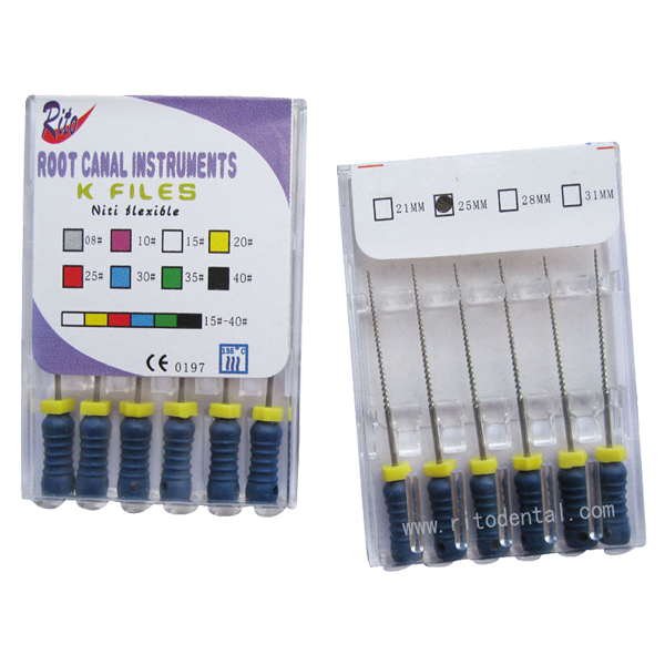 NK-25 Niti K File/Root Canal Files/Hand Use K file L25mm(10 boxes)