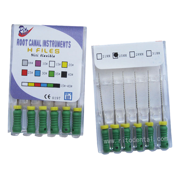 NH-25 Niti H Files/Root Canal Files/Hand Use H Files L25mm(10 boxes)