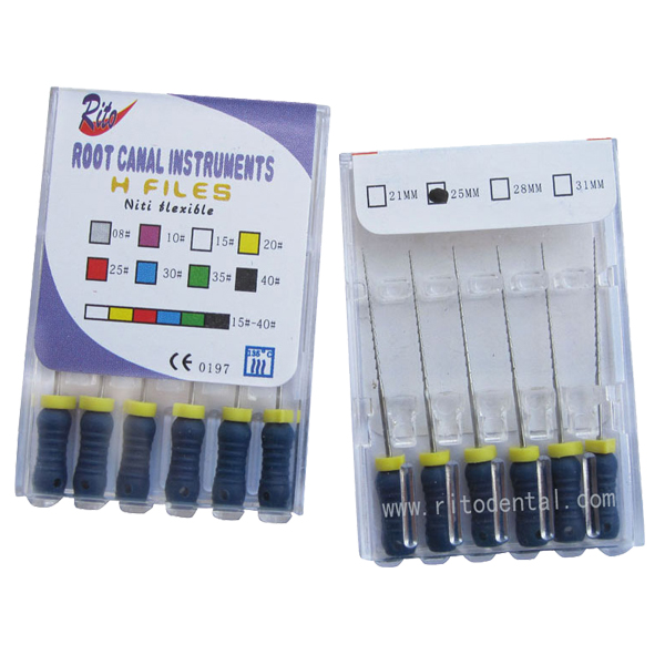 NH-25 Niti H Files/Root Canal Files/Hand Use H Files L25mm(10 boxes)