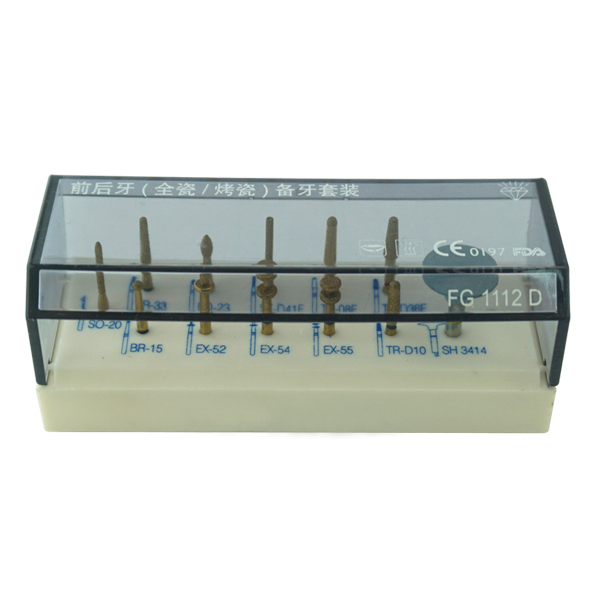 RT-FG1112D Kit Of Preparation Anterior And Posterior Teeth For Ceramics/Zirconia Crown