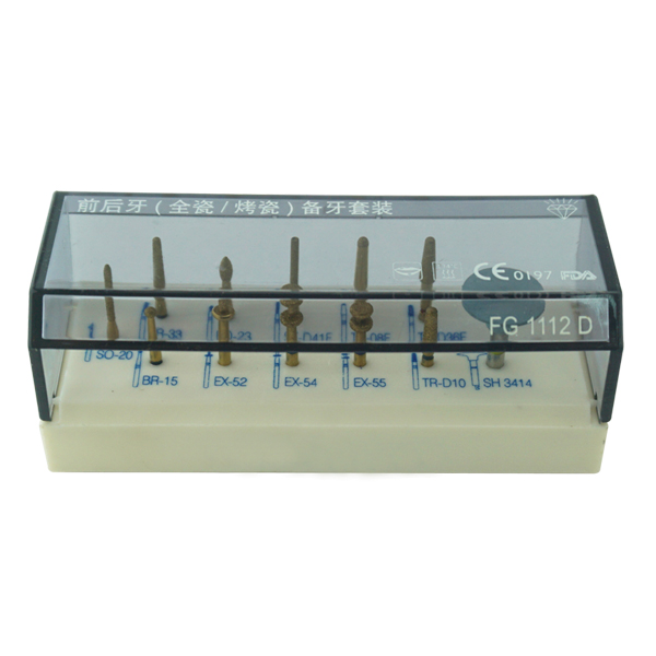 RT-FG1112D Kit Of Preparation Anterior And Posterior Teeth For Ceramics/Zirconia Crown
